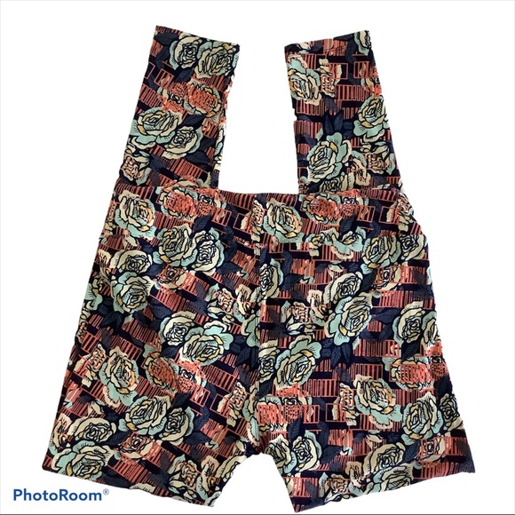NEW LulaRoe Tall Curvy (TC) Leggings Multi Floral - Picture 7 of 9